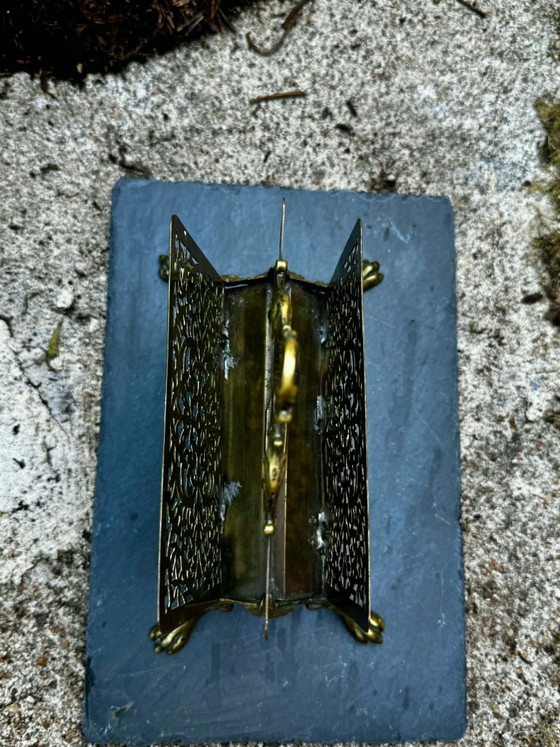 Portacartas de latón Napoleón III – Revisteros, Brass (photo 3 of 8)