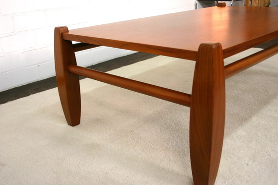 Image 1 of Top! Danish Vintage Teak Coffee Table / Mid - Century Coffee Table in the style of Sergio Rodrigues, Percival Lafer, excellent c