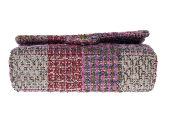 Image 1 of Borsa CHANEL Timeless/Classique in Tweed Multicolor - 101137