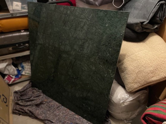 Image 1 of Mesa de centro con tapa de mármol suelta