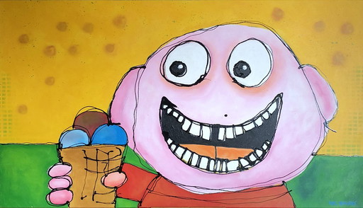 Painting "The Ice Cream Parlor" #1