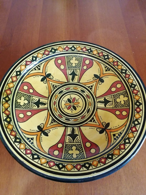 Vintage ceramic plate “SAFI” Morocco signed