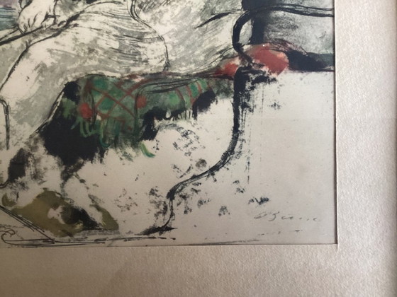 Image 1 of French lithograph - early 20th century