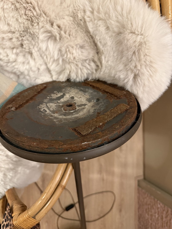 Image 1 of Lampada da terra retrò vintage a forma di fungo, lampade a globo anni '70