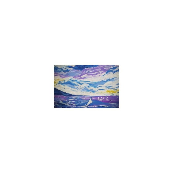 Image 1 of Vintage abstract painting