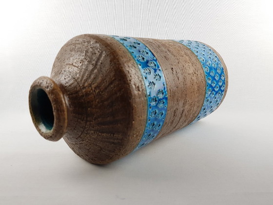 Image 1 of XL Vintage Bitossi Ceramic Vase "Zingo" Decor Italian Pottery 1960's by Aldo Londi