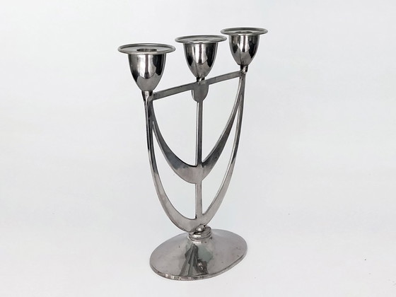Art Deco candlestick – Candle holders, Metal (photo 4 of 9)