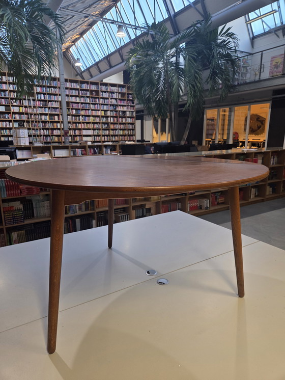 Image 1 of 4 sillas de comedor Hans Wegner 'HEART' -4103- más mesa de origen