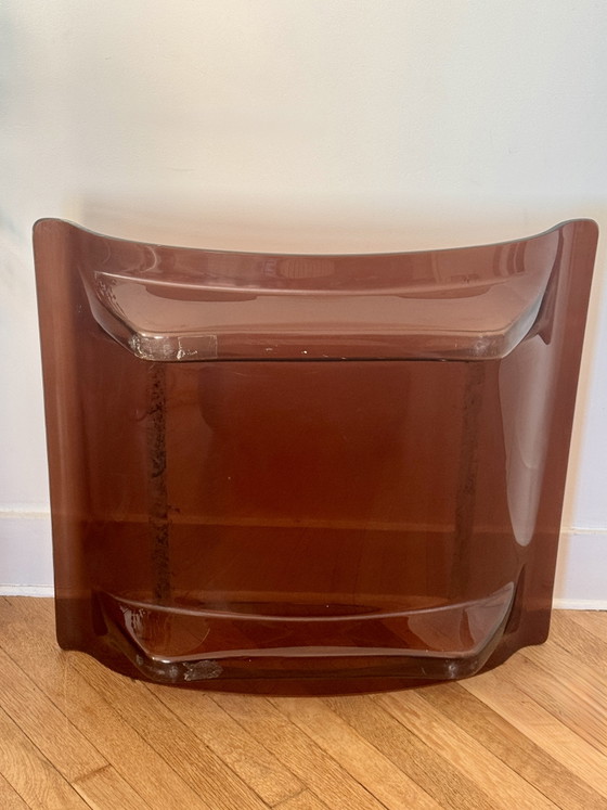 Pouf / Ottomana Vintage Ligne Roset Marsala - Pelle Nera – Leather (photo 10 of 13)
