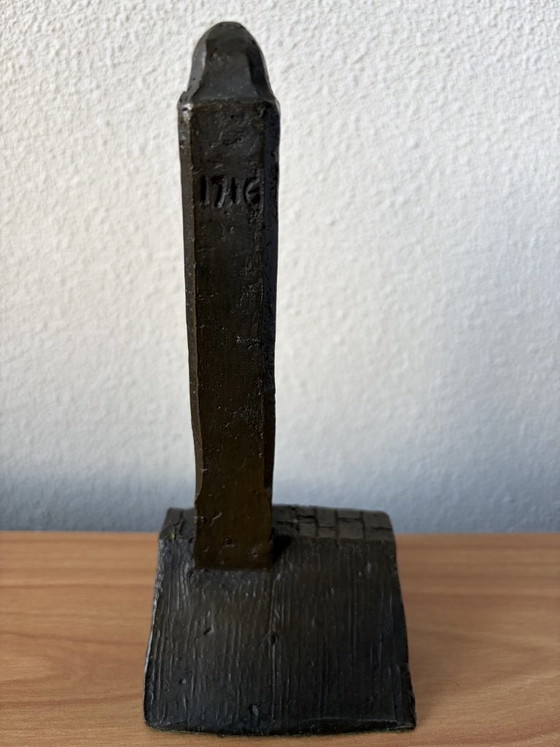 Scultura in bronzo Jaap Hartman-Ridderkerk Ijsselmonde-1716-1992 – Sculture (photo 2 of 7)