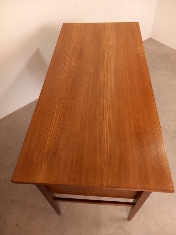 Image 1 of Danish teak desk | Vintage 1960s restored