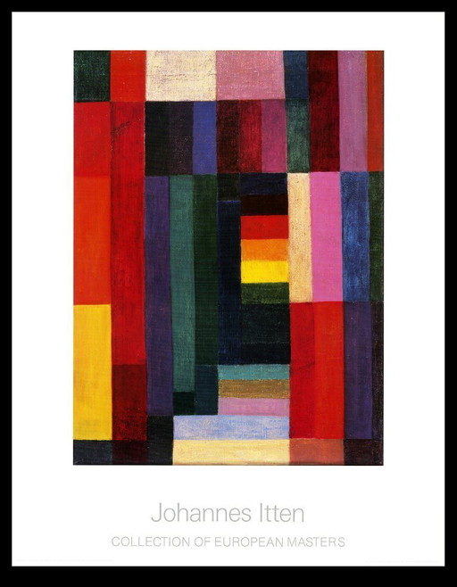 Itten, Johannes - Orizzontale-Verticale - Collezione di Maestri Europei - Stampa d'arte
