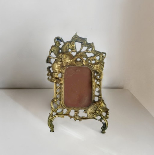 Dekorativer Vintage-Rahmen aus Bronze – Jahr 1950