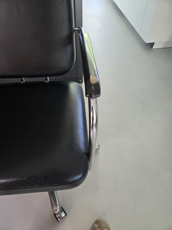 Image 1 of Sedia da ufficio di design in pelle