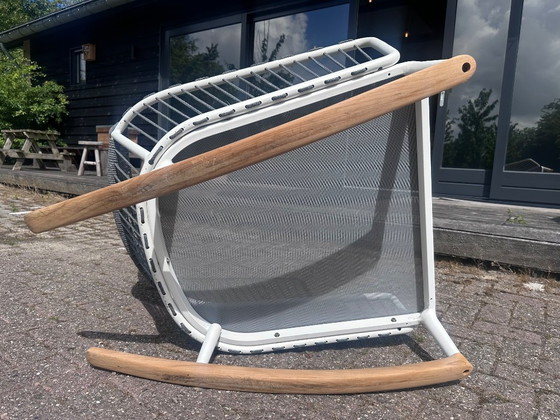 Image 1 of Rolf Benz Outdoor Design Lounge-Gartenstühle mit Fußhockern