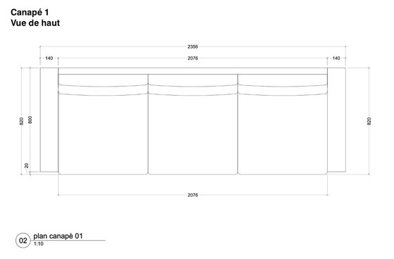 Image 1 of Set of 3 designer sofas - Italian made - Pierre Frey fabric - new