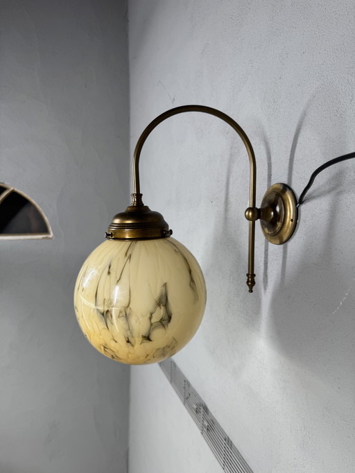 Aplique vintage jaspeado atmosférico de AGI Verlichting (Almelo)