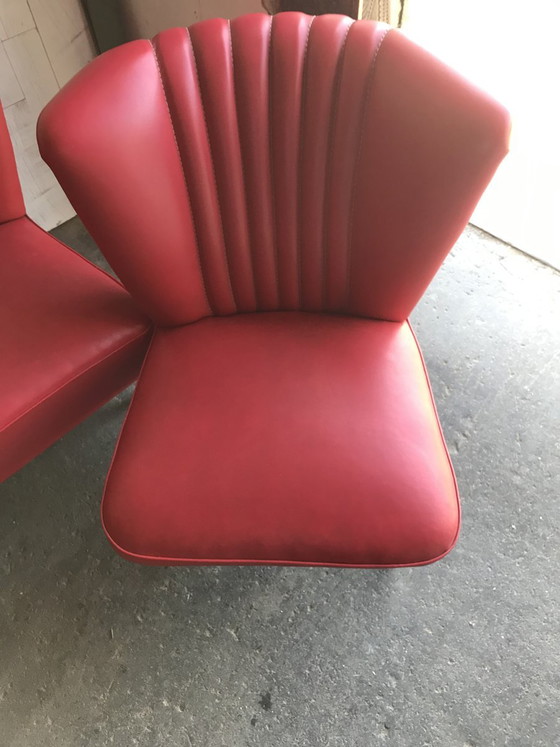 Mid-Century Hungarian Vinyl Living Room Set, 1960s – Lounge sets, Mid Century Modern (photo 4 of 7)