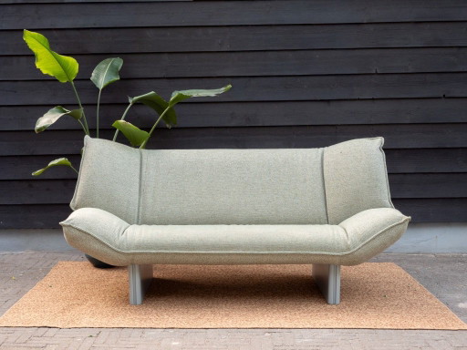 Leolux Tango | 2-zits design bank | Groen Beige Wol
