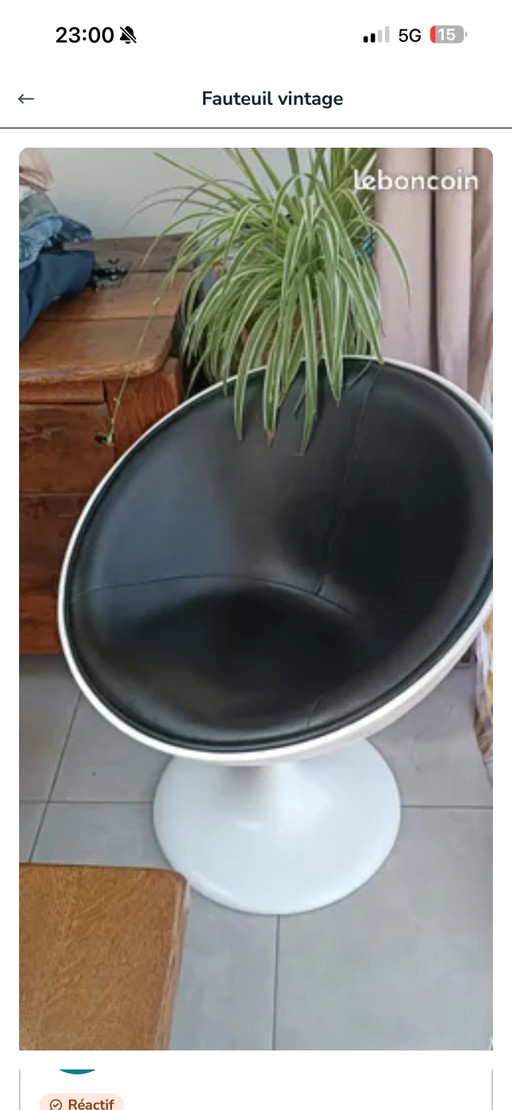 Iconic Space Age Egg chair