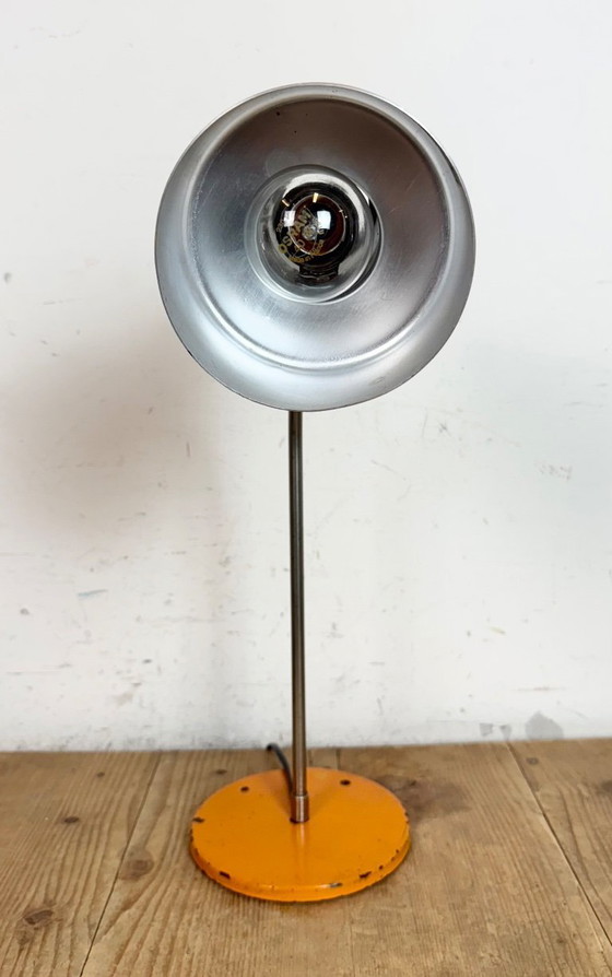 Image 1 of Vintage Orange Table Lamp , 1970s