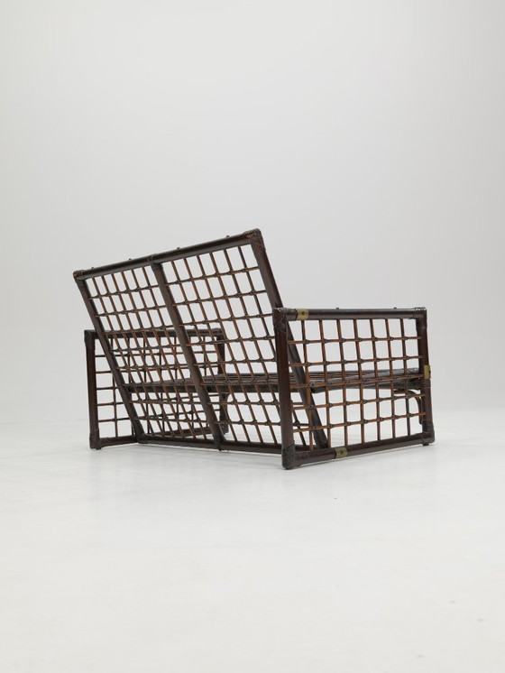 Image 1 of Afra & Tobia Scarpa Pair of 'Basilan' Series Sofa for B&B Italia,Italy 1970s