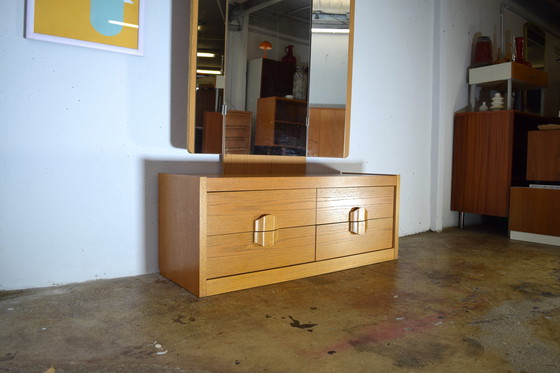 Image 1 of Toletta con specchio vintage anni '70 Schmink Kommode