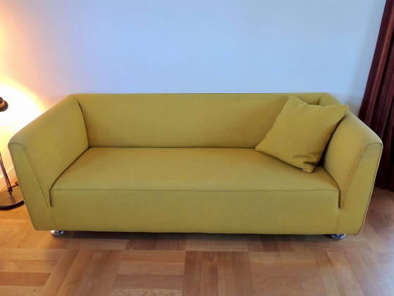 Image 1 of Gelderland 4800 De Ploeg Stoff 2,5-Sitzer goldgelb, gepflegter Zustand