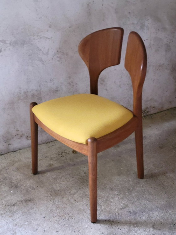 Set of 4 Schou Andersen Dining chairs in teak, Denmark 1960 – Wood, Vintage (photo 9 of 11)