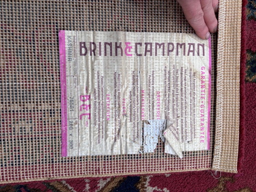 Tapis vintage Brink en Campman 100% laine Cachemire