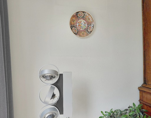 Piatto da Parete Giapponese Imari, Marchio Yamatoku, Periodo Meiji – wanddecoratie, Porcelain