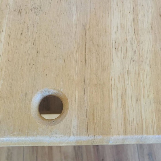 Image 1 of Taburete plegable de pino macizo de Adrian Reed.