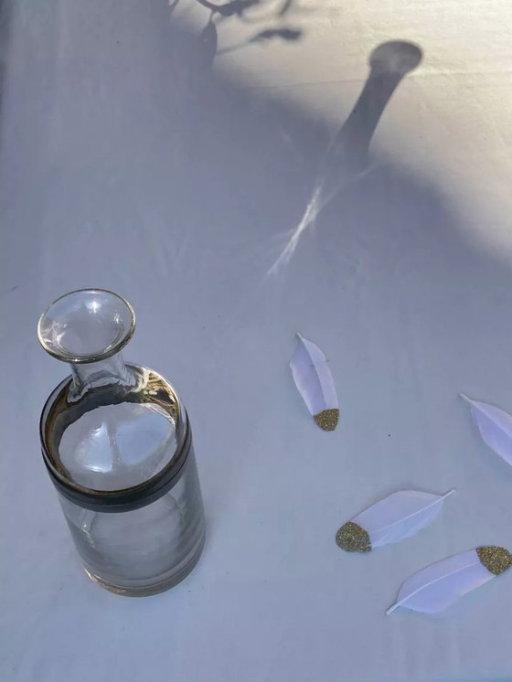 Image 1 of Caraffa con tappo a vite in vetro e latta