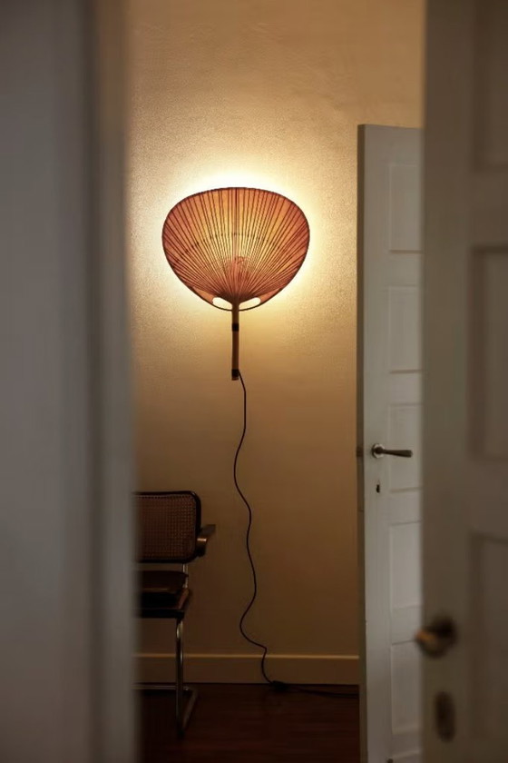 Ingo Maurer Uchiwa Wall Lamp – Design M, 1970s – Wall lights, Paper (photo 3 of 13)