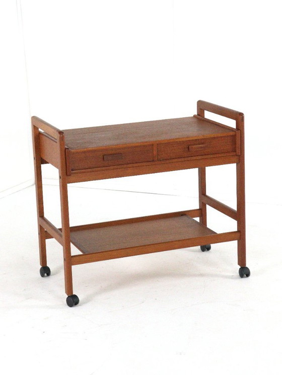 Image 1 of Danish trolley with two drawers 'Favrholt' vintage
