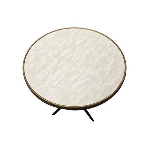Table de bistrot Art déco française par Berc Antoine, années 1920