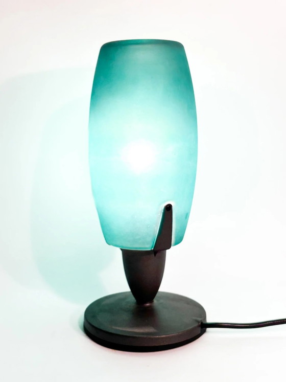 Tischleuchte Modell „Carina“, entworfen von Giampiero Tonetti in den 80er Jahren – Beleuchtung, Glass (photo 7 of 9)