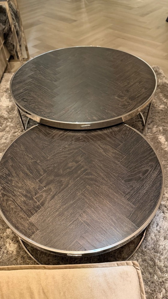 Image 1 of Richmond Interiors Blackbone Couchtisch-Set – Luxusdesign (2-teilig)