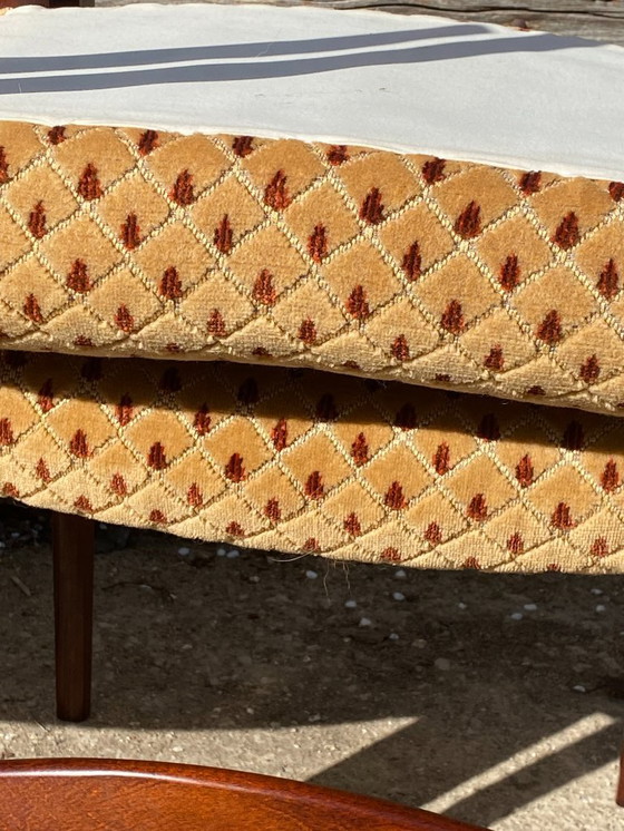 Image 1 of Set van 6 vintage Scandinavische stoelen uit de jaren 50 in palissanderhout.