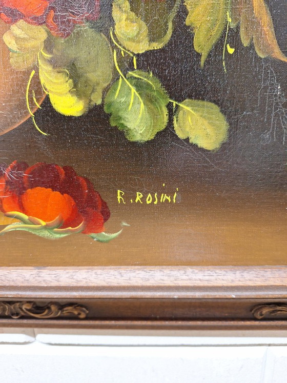 Nature Morte aux Fleurs – R. Rosini, Peintures et dessins, Wood, Canvas (photo 13 of 20)