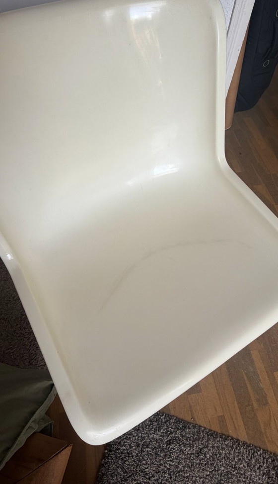 Coppia di sedie girevoli vintage Tecno (Modus 4), Altro, Bianco (foto 3 di 5)