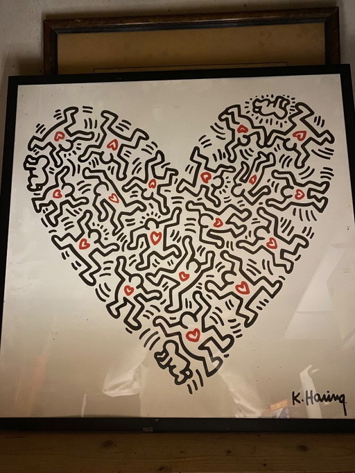 Keith Haring lithograph