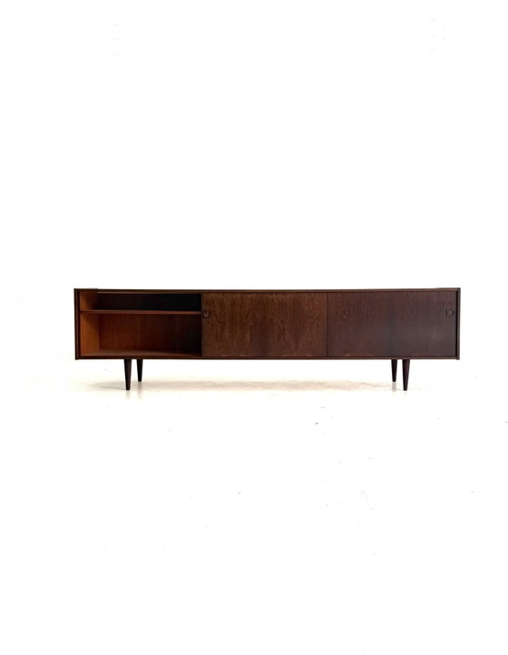 Vintage XL Danish Rosewood Lowboard, 1960s – Sideboard (photo 4 of 13)