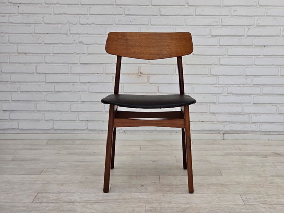 Set van 4 Deense eetkamerstoelen uit de jaren 70 van Findahl Møbelfabrik, gemaakt van teakhout. – Skai, Wood (photo 7 of 14)