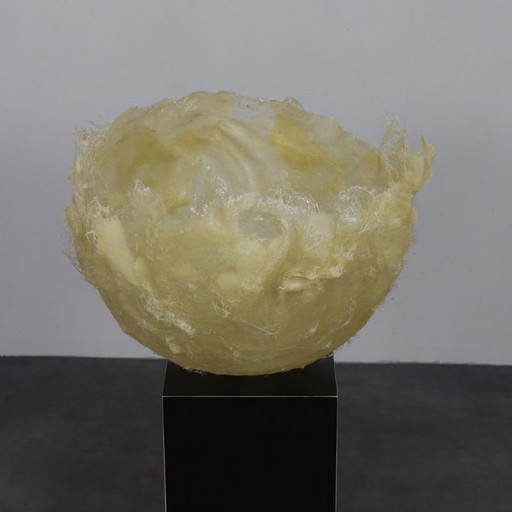 Grand bol décoratif en fibre de verre, 20e siècle