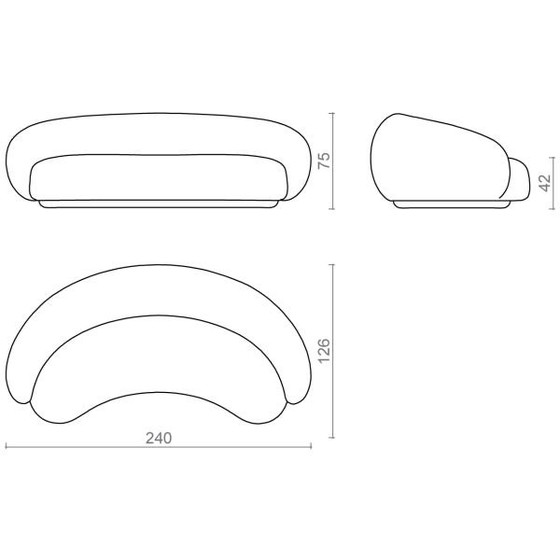 Image 1 of Tacchini Julep sofa