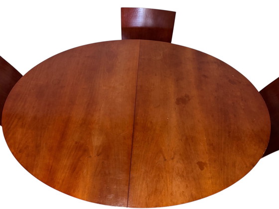 Image 1 of Arco balance con 4 sedie Arco flex (legno di ciliegio)