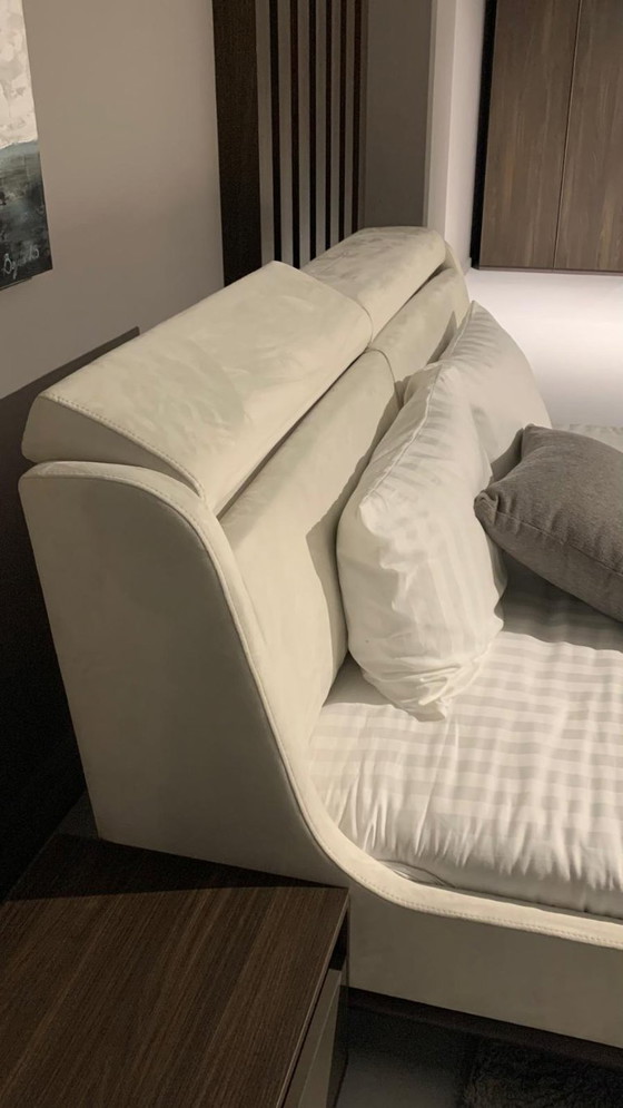 Lit Gema – LAZZONI, Lits 2 places, Textile, Bois (photo 2 of 5)