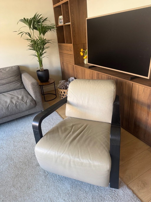 Leolux leren fauteuil 