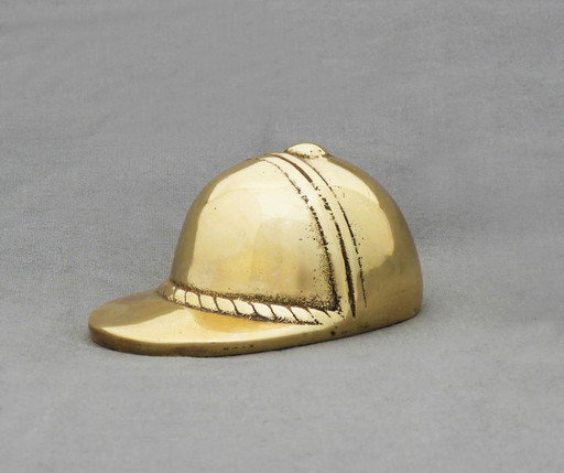 Gucci Style Brass Bottle Opener, Jockey's Cap, Italy, circa 1970